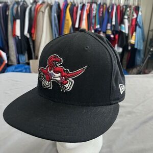 Vtg's Toronto Raptors 7 3/8 New Era Hat Pro Model NBA Plain Logo Made In USA